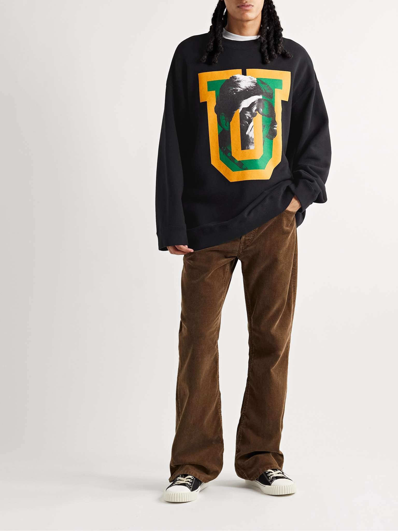 Printed Cotton-Jersey Sweatshirt - 3