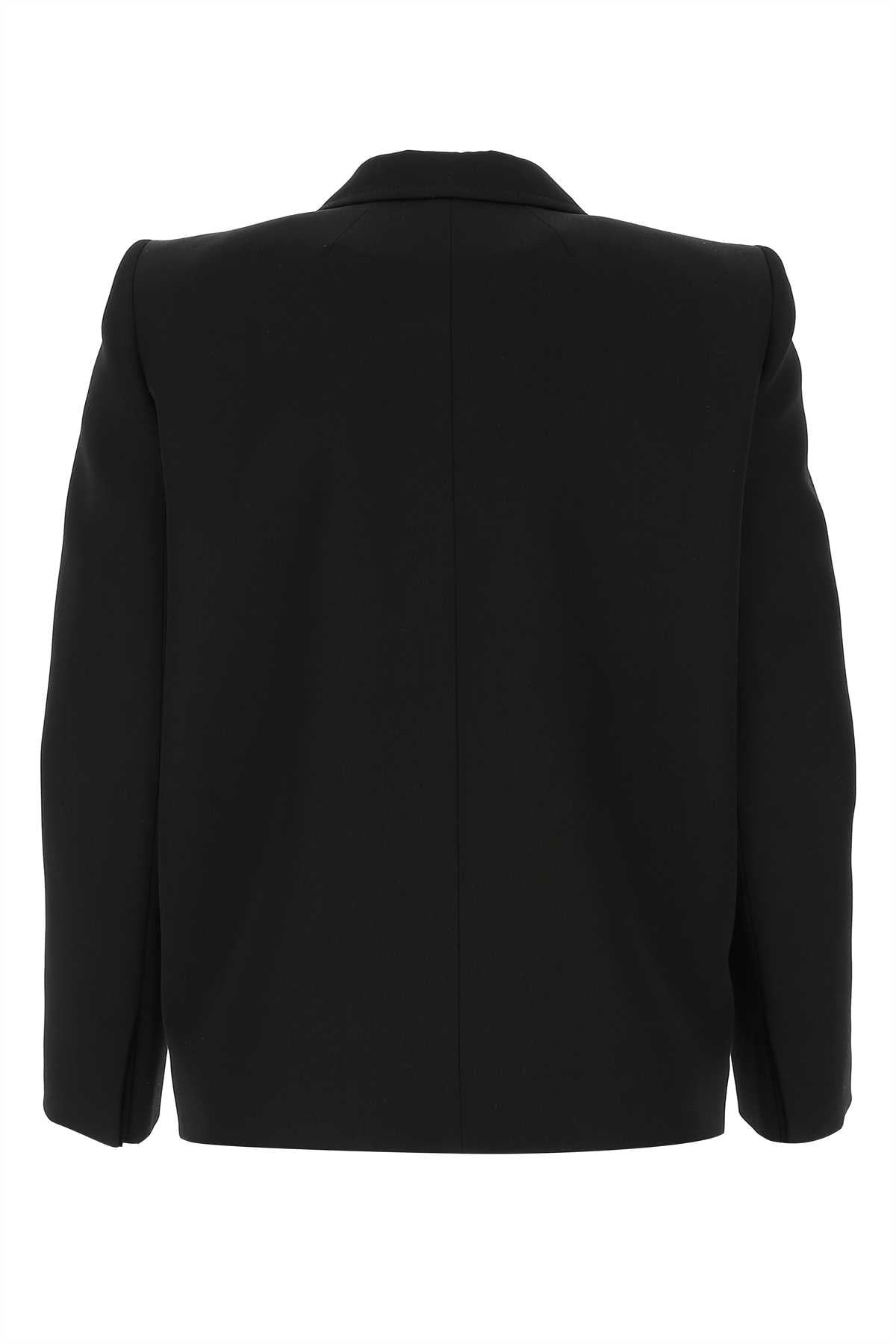Balenciaga Women Black Light Wool Blazer - 2