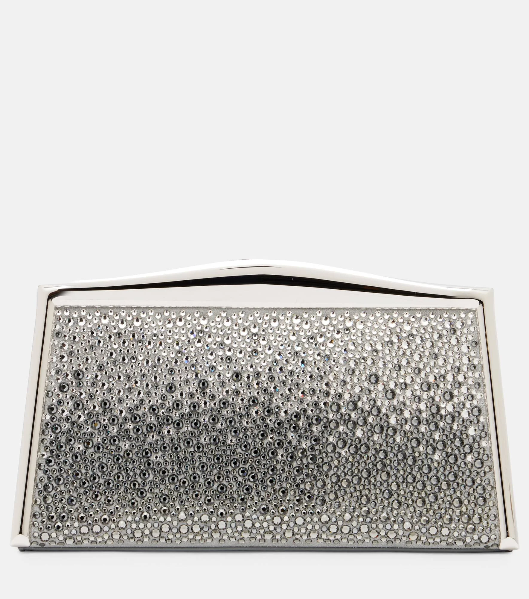 Jolie suede clutch with Swarovski® crystals - 1