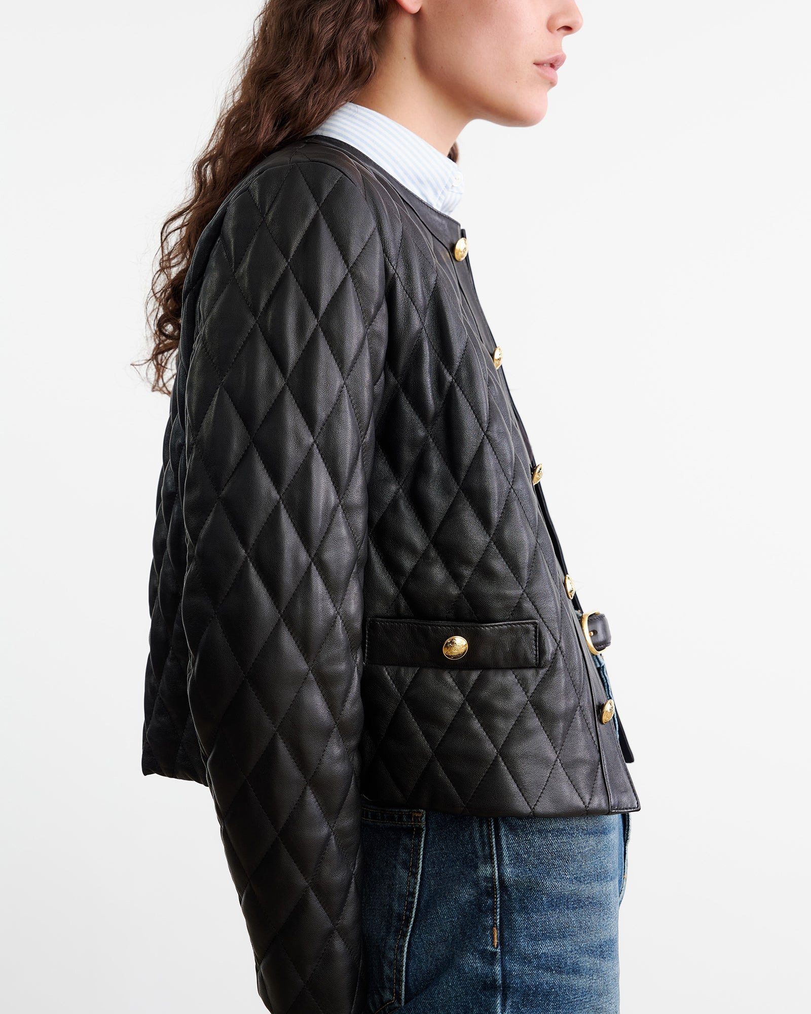 Amy  Leather Jacket - 3