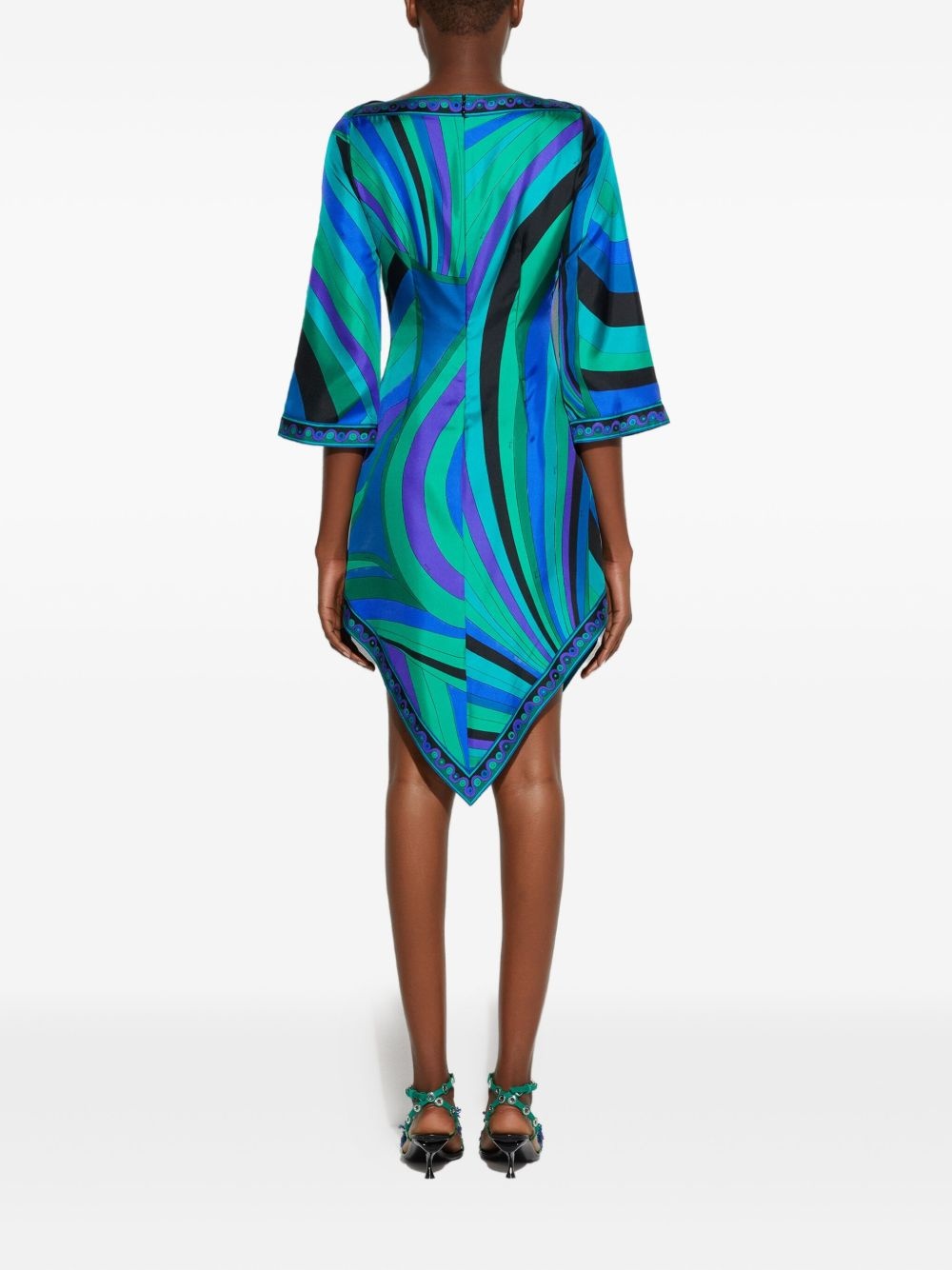Iride-print tunic dress - 4