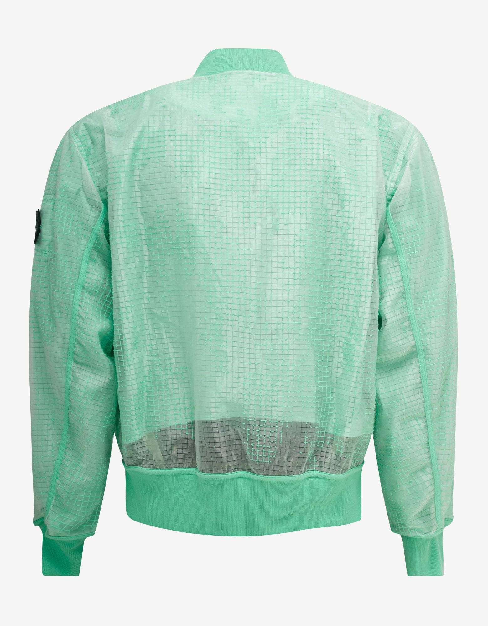 Stone Island Shadow Project Green Bomber Jacket Distorted Ripstop Organza-TC - 2