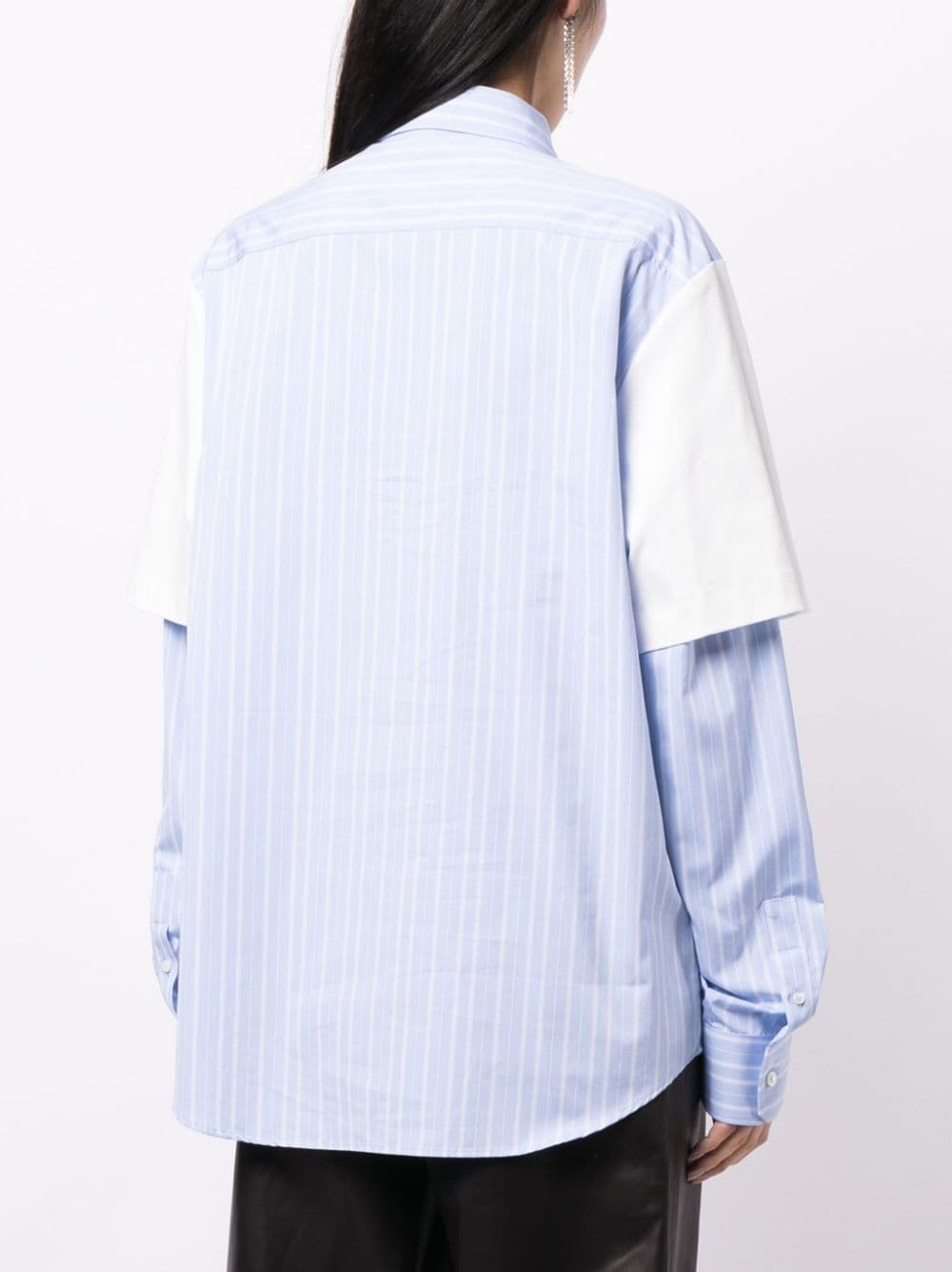 Meteor layered cotton shirt - 4