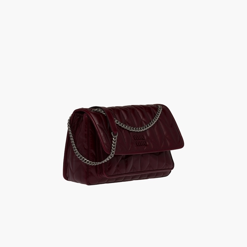 Shiny leather shoulder bag - 5