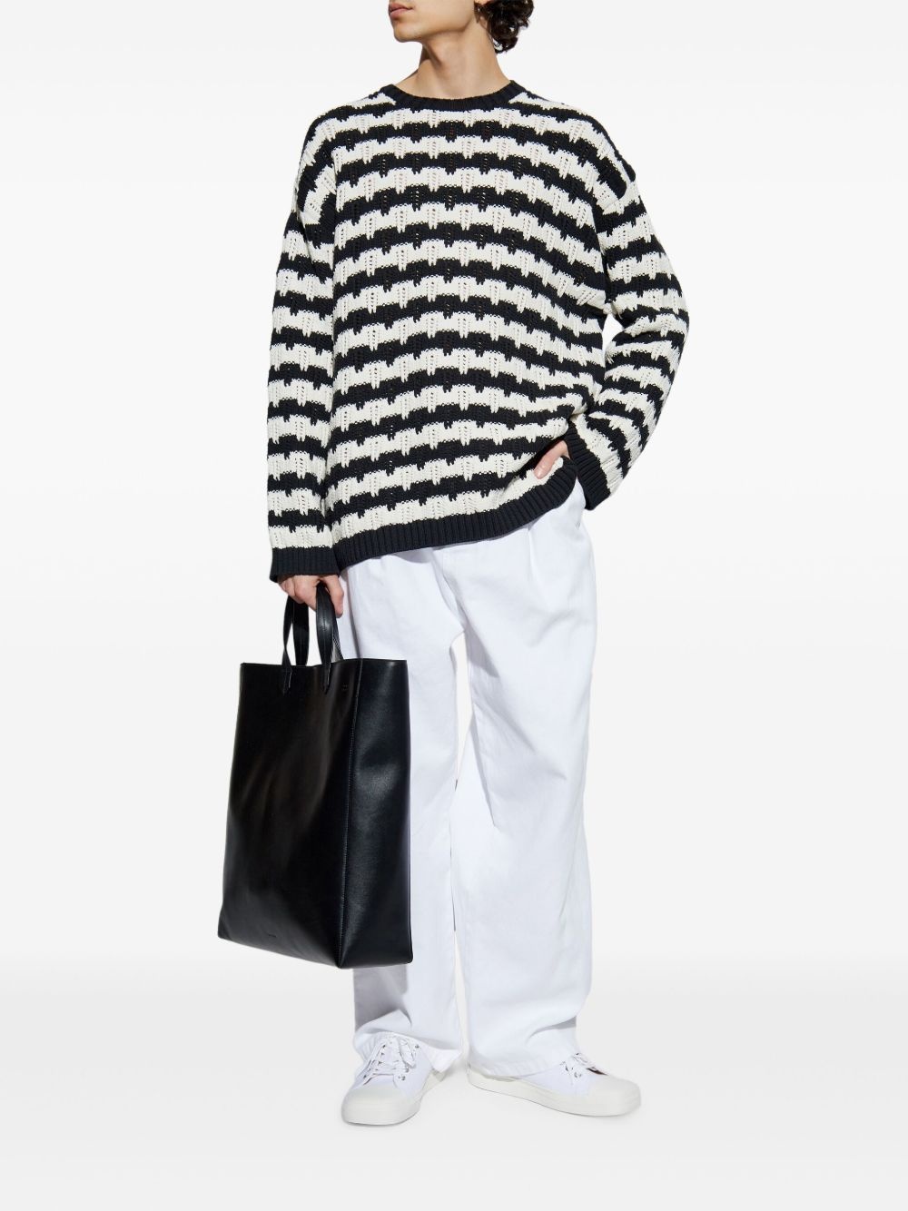 striped sweater - 2
