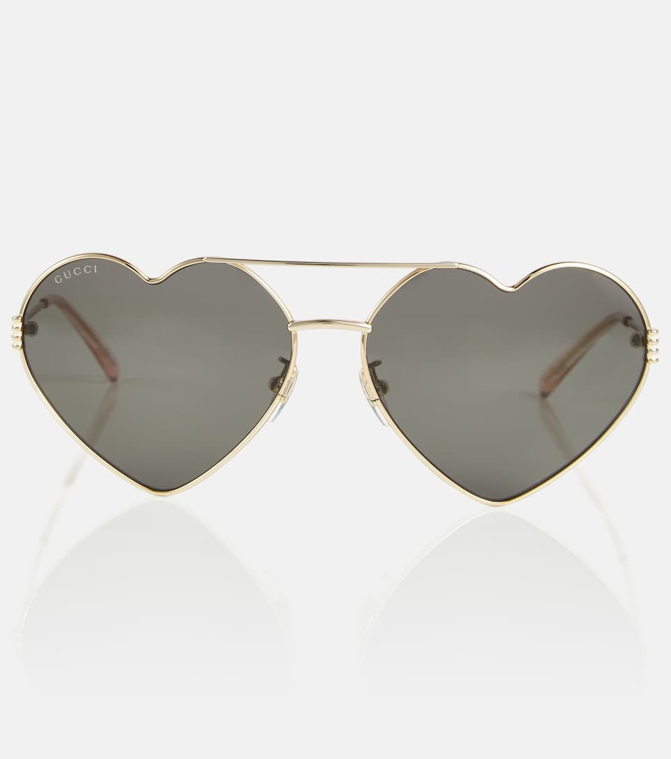 Heart-shaped sunglasses - 1