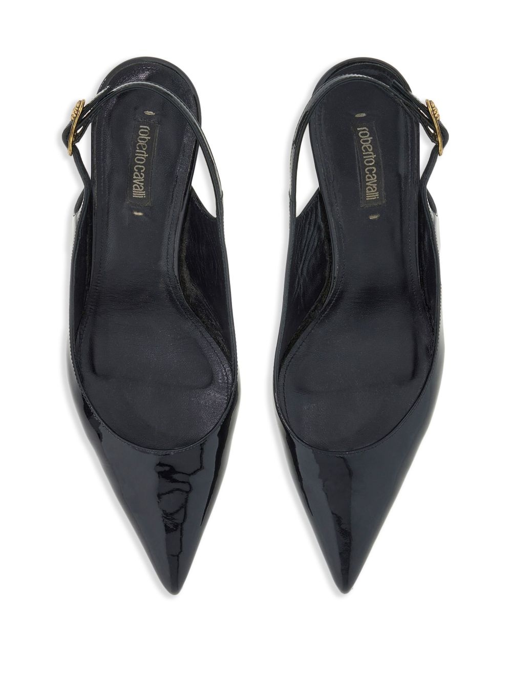 leather slingback pumps - 4