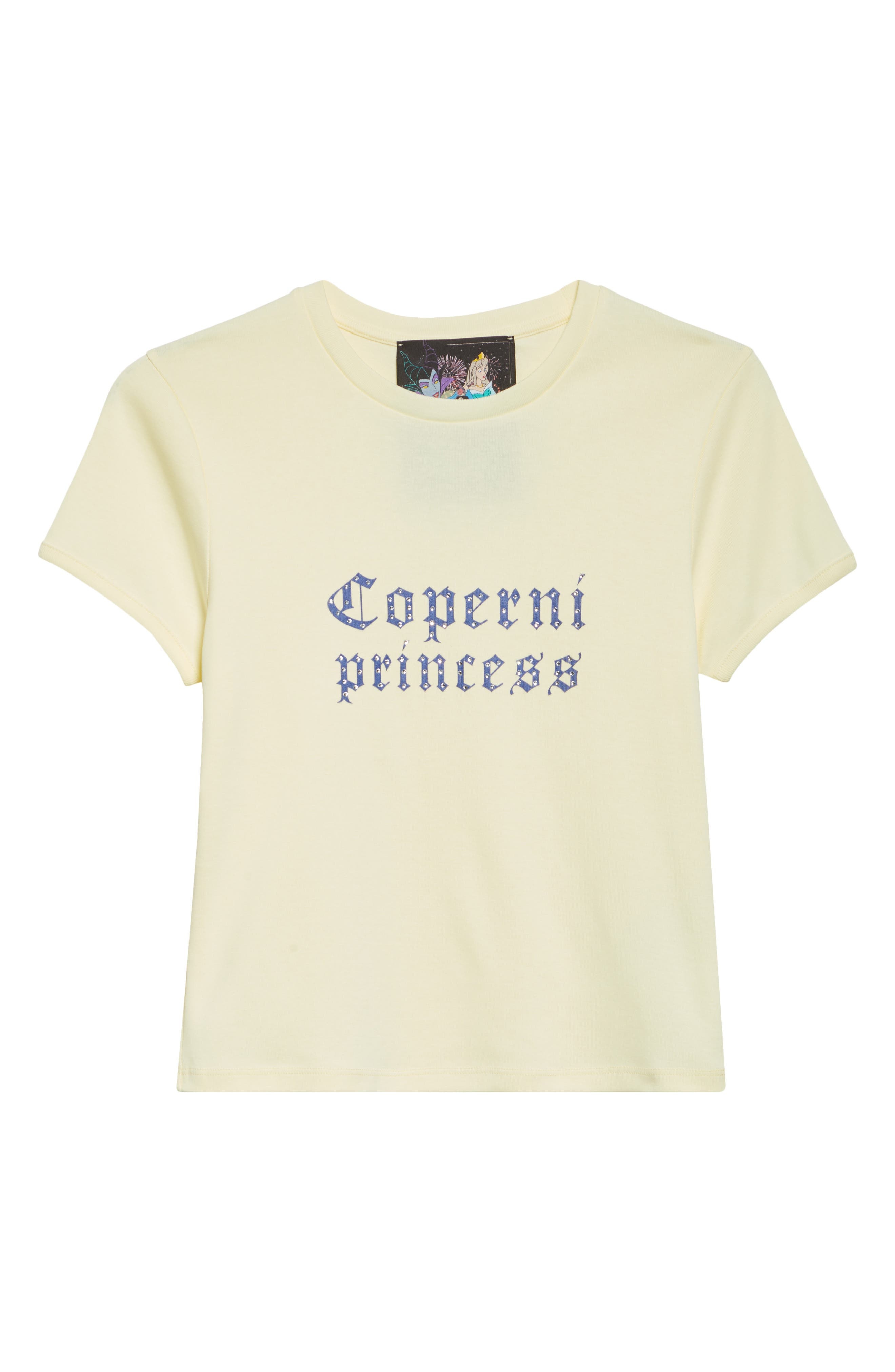 Coperni x Disney Princess Rhinestone Graphic T-Shirt in Yellow at Nordstrom - 5