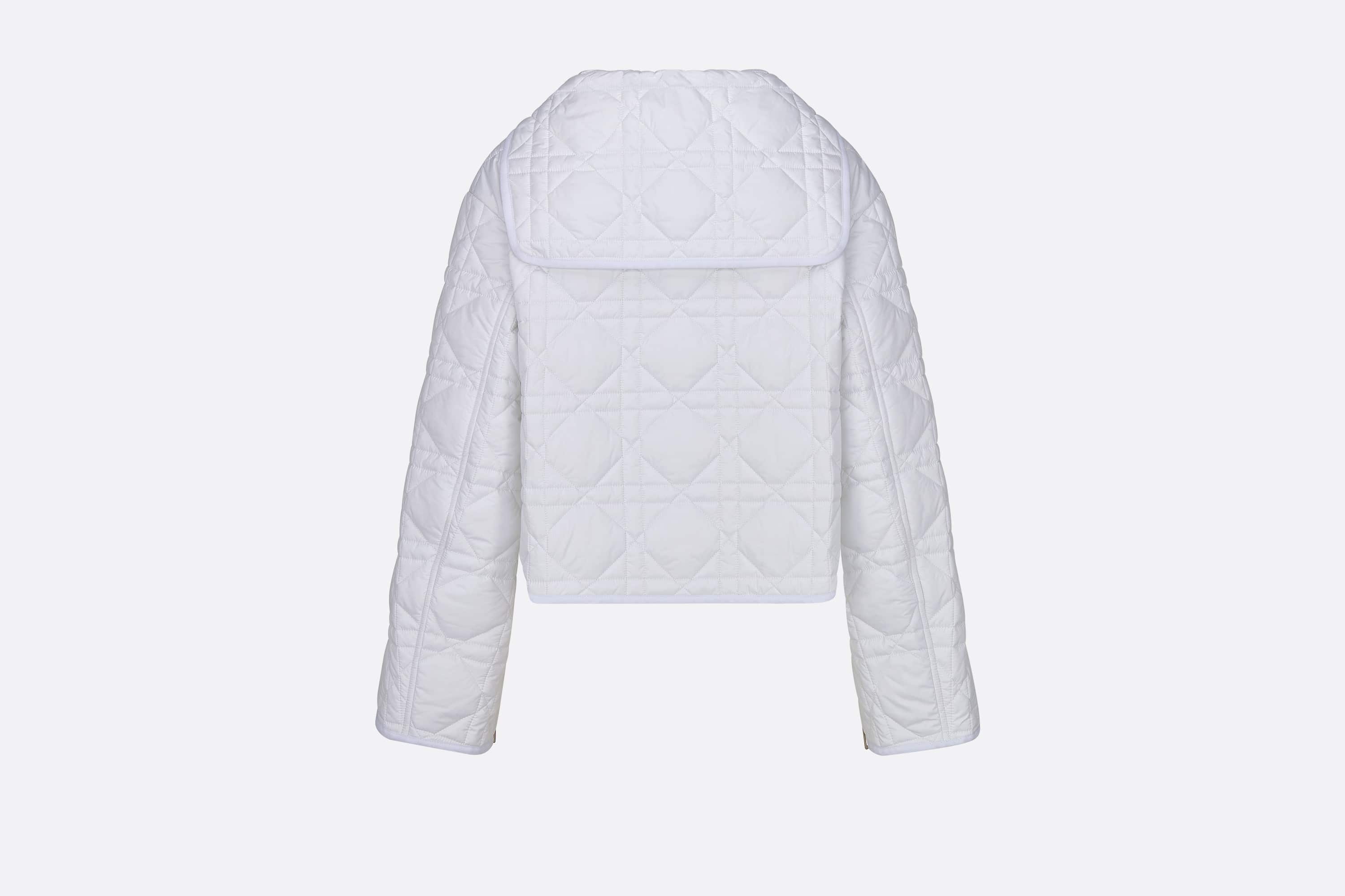 Cropped Macrocannage Peacoat - 2