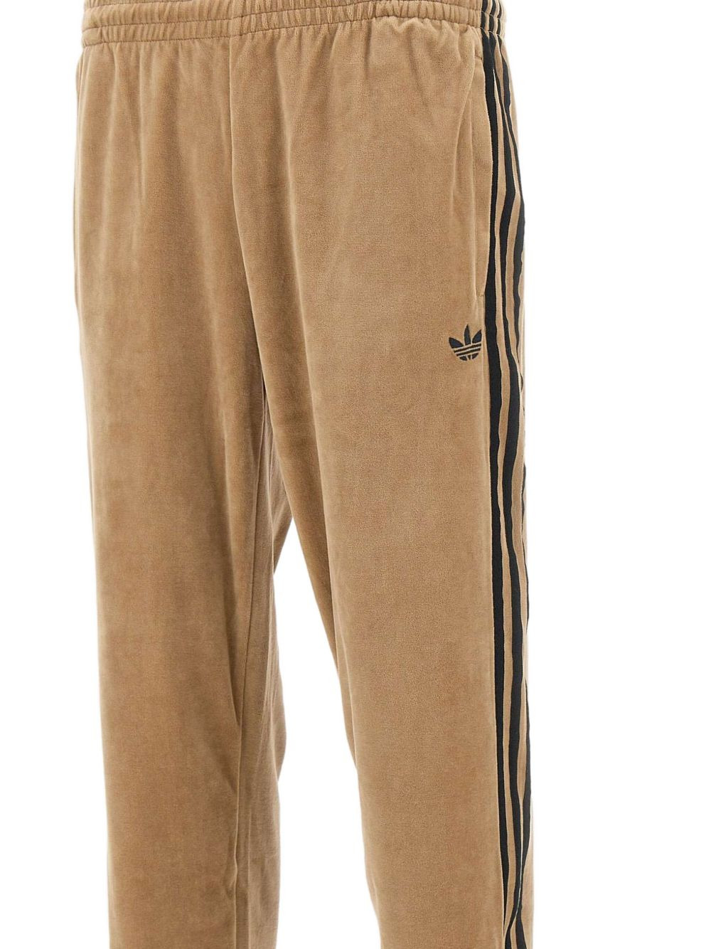 three-stripe logo chenille trousers - 5