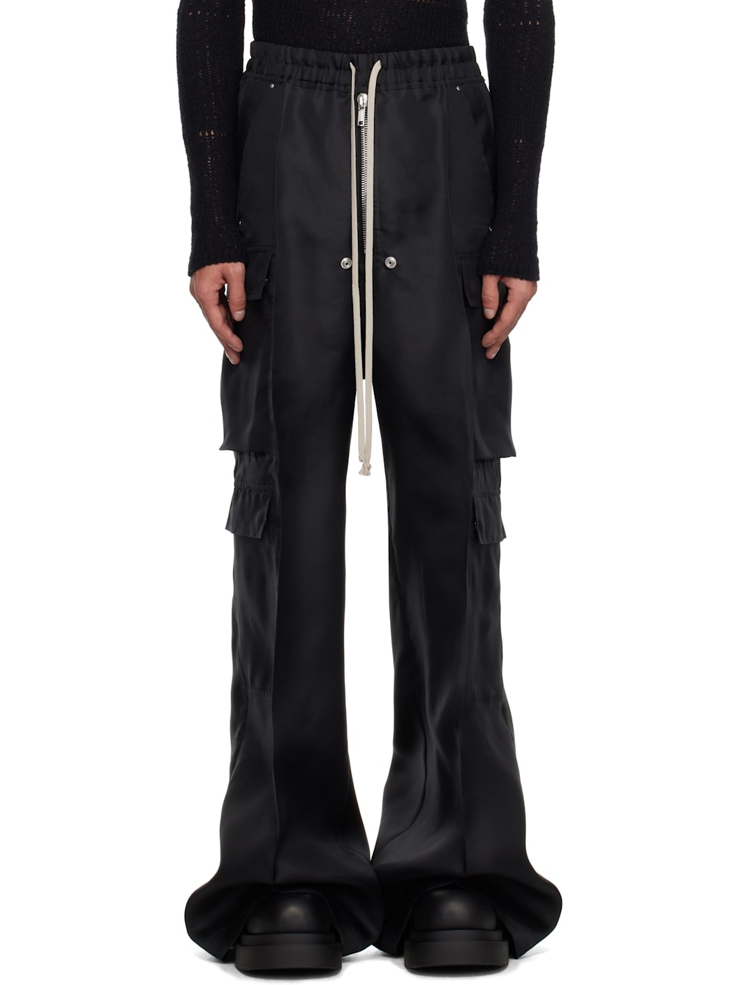 Black Hollywood Cargobelas Cargo Pants - 1