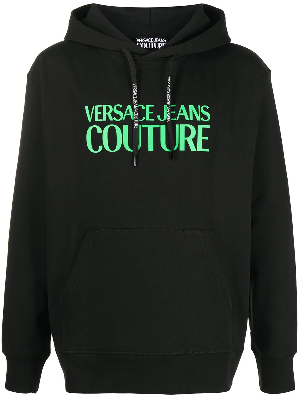 logo print hoodie - 1