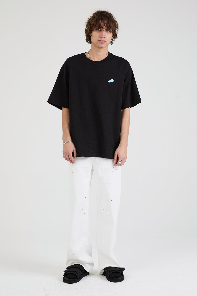 COLIN OVERSIZED SHORT SLEEVE TEE | BLACK CONTRABAND 3