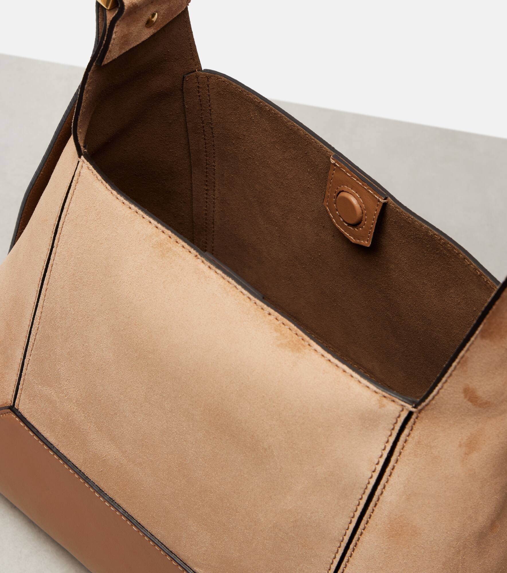 Diamond Medium suede shoulder bag - 3