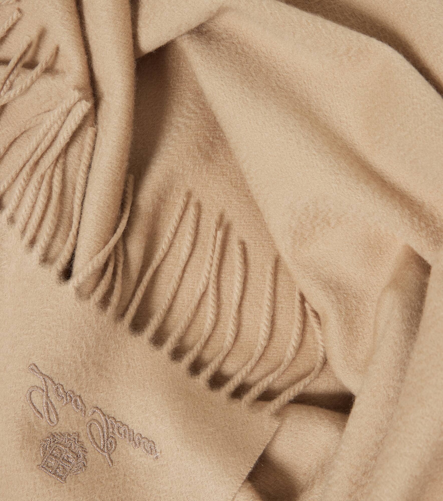 Grande Unita fringed cashmere scarf - 4
