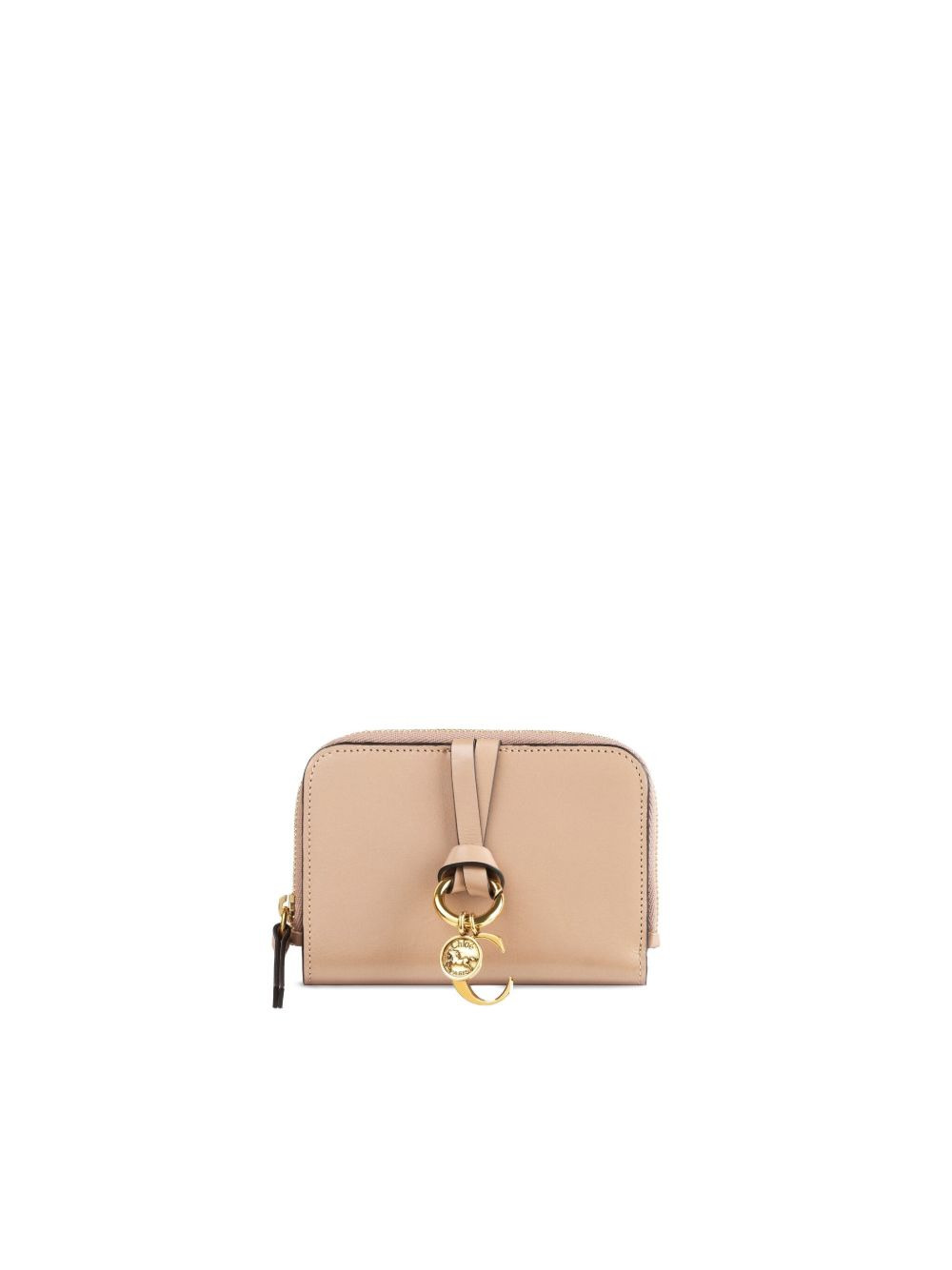 leather zip-around purse - 2