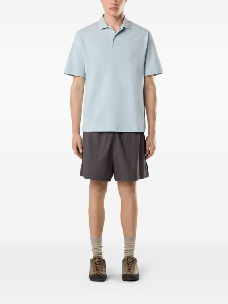 Stone Island drawstring pattern shorts outlook