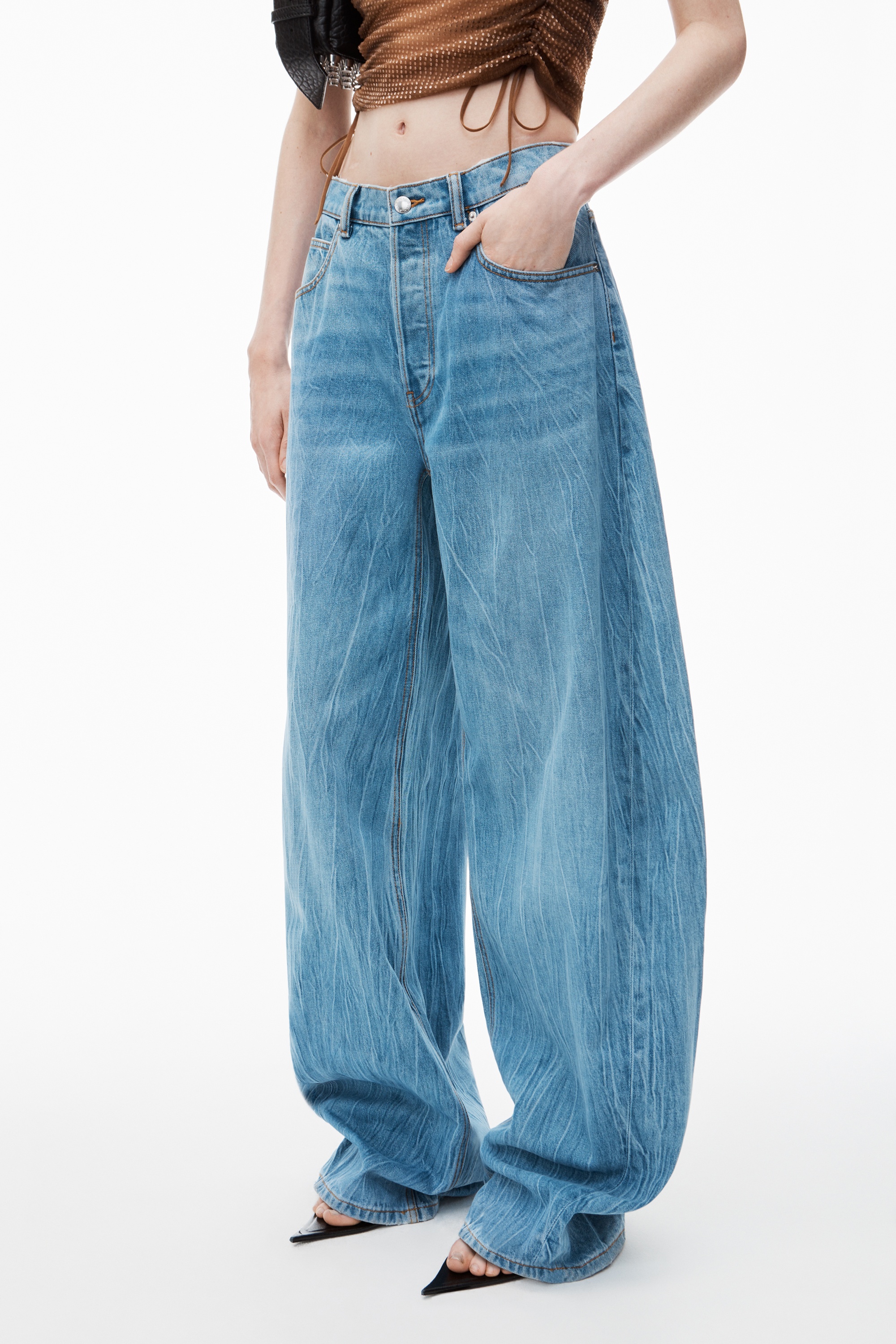 Oversize Low-Rise Jeans - 3