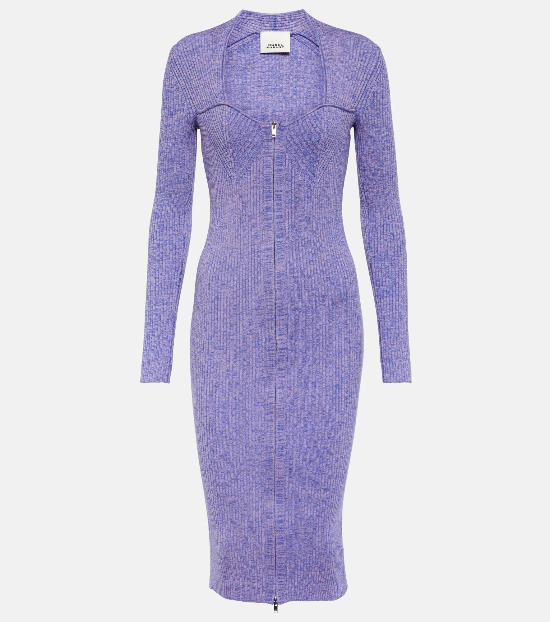 Zael wool-blend midi dress - 1