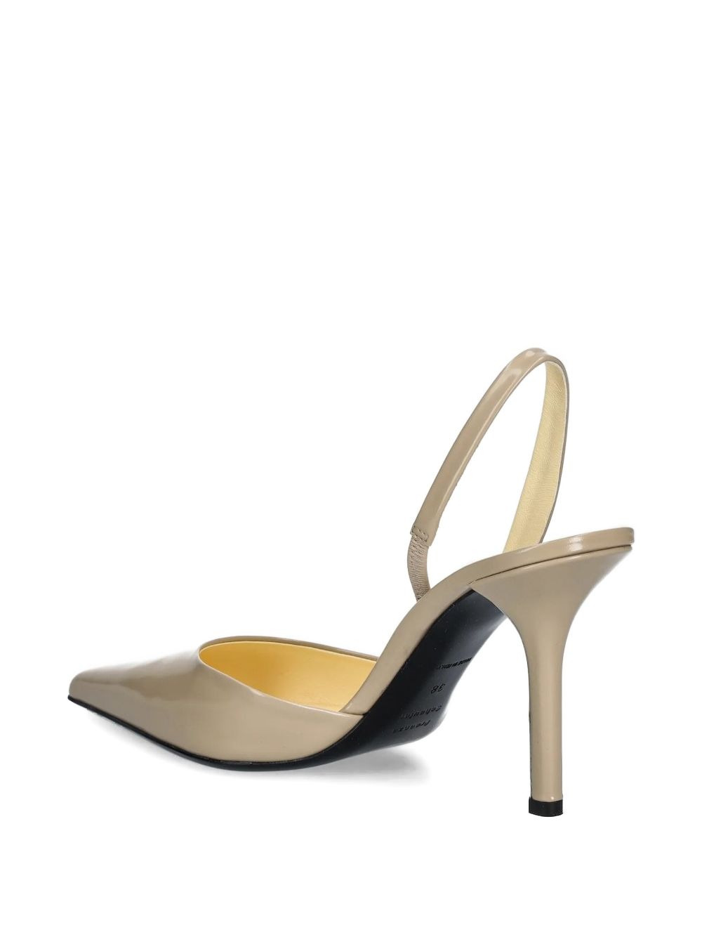 10mm slingback pointed-toe pumps - 3