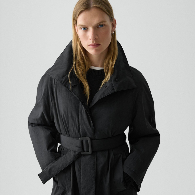 Cropped Parka in Nylon 5