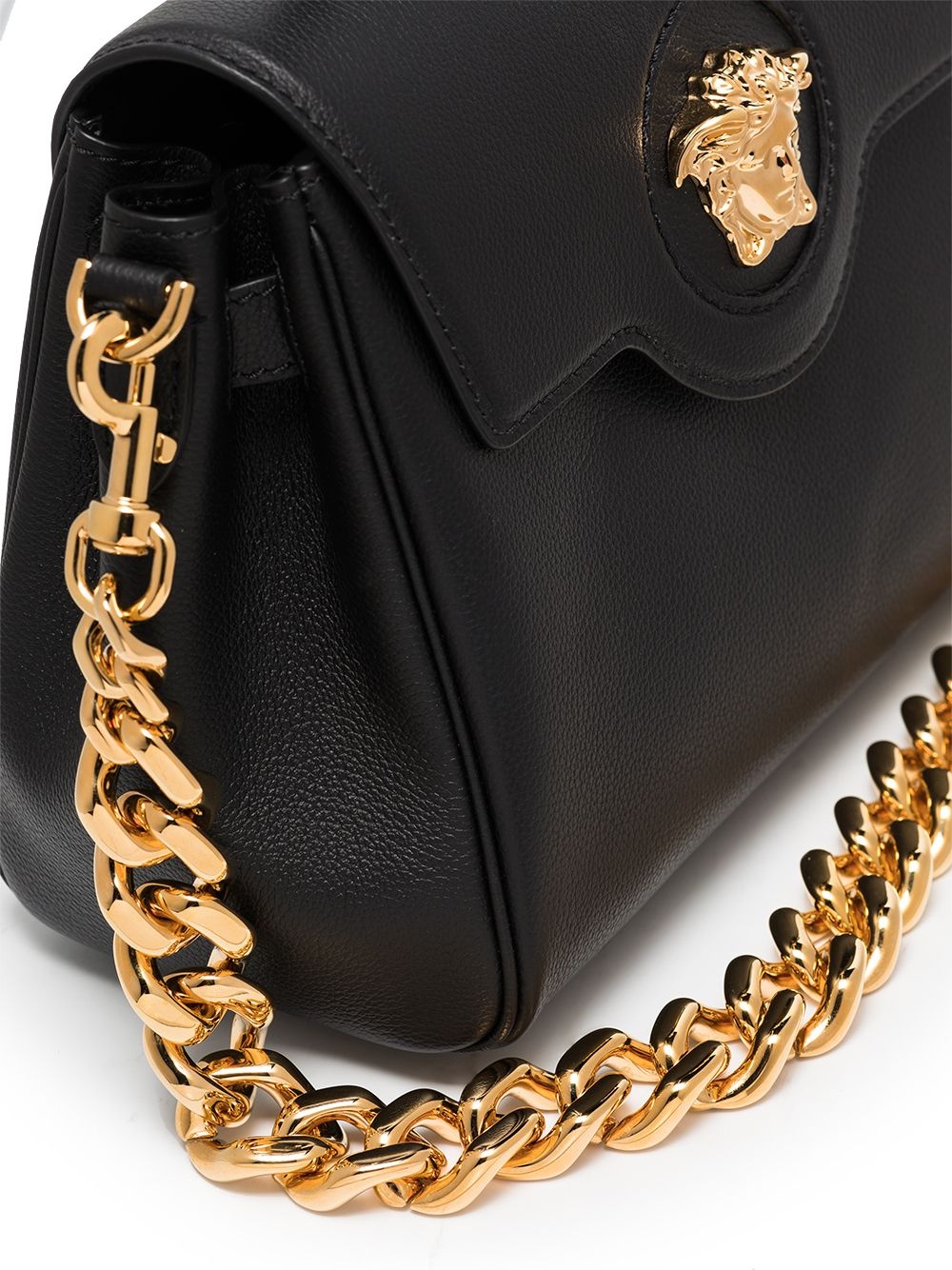 La Medusa leather tote bag - 5