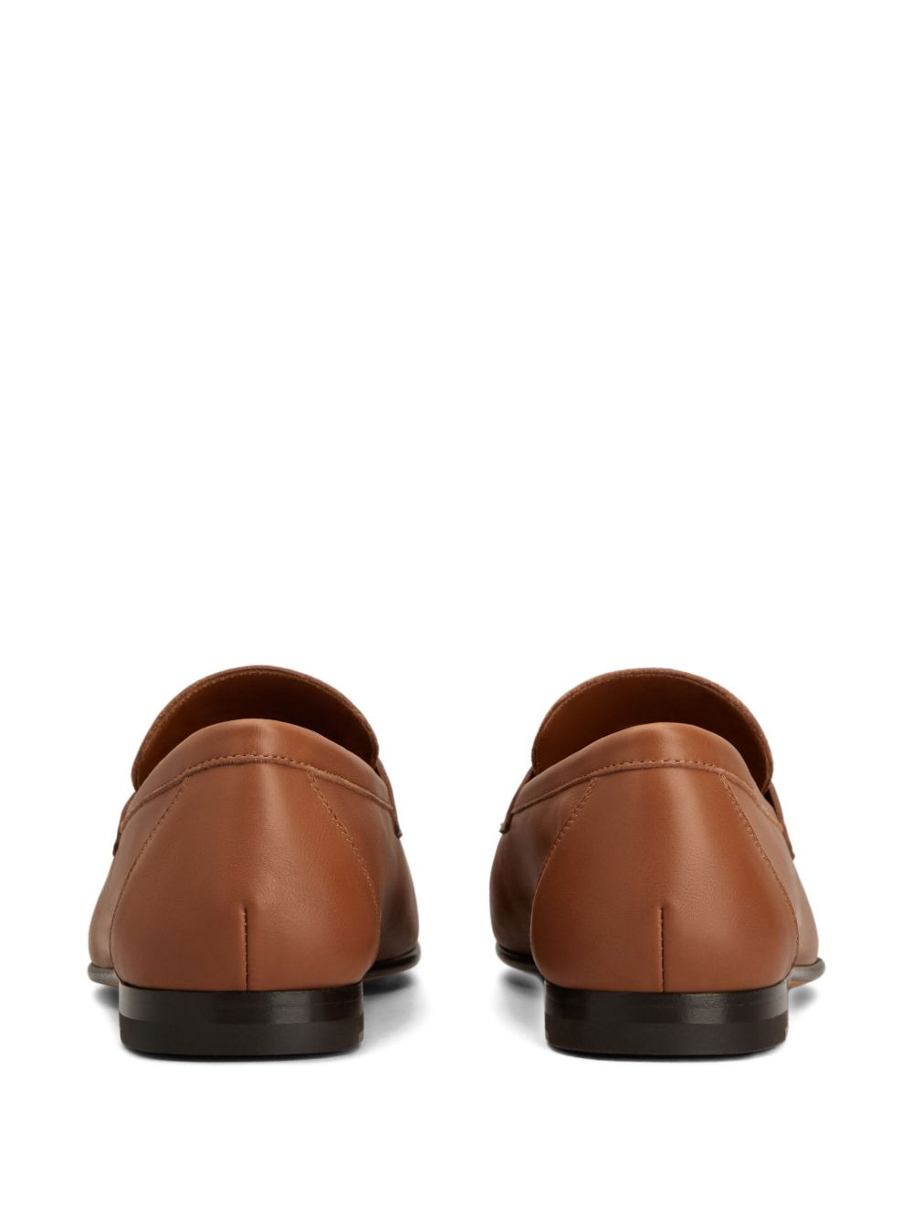 leather penny loafers - 3