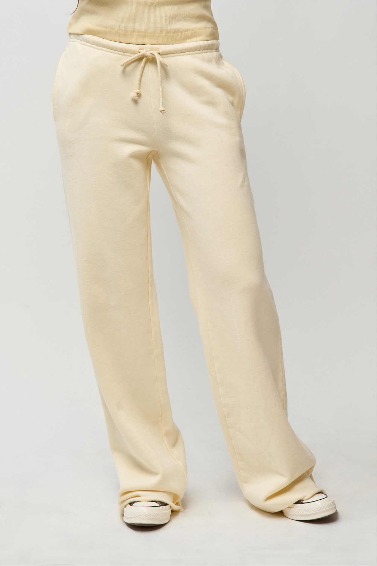 DRAWSTRING FLEECE PANT - 4