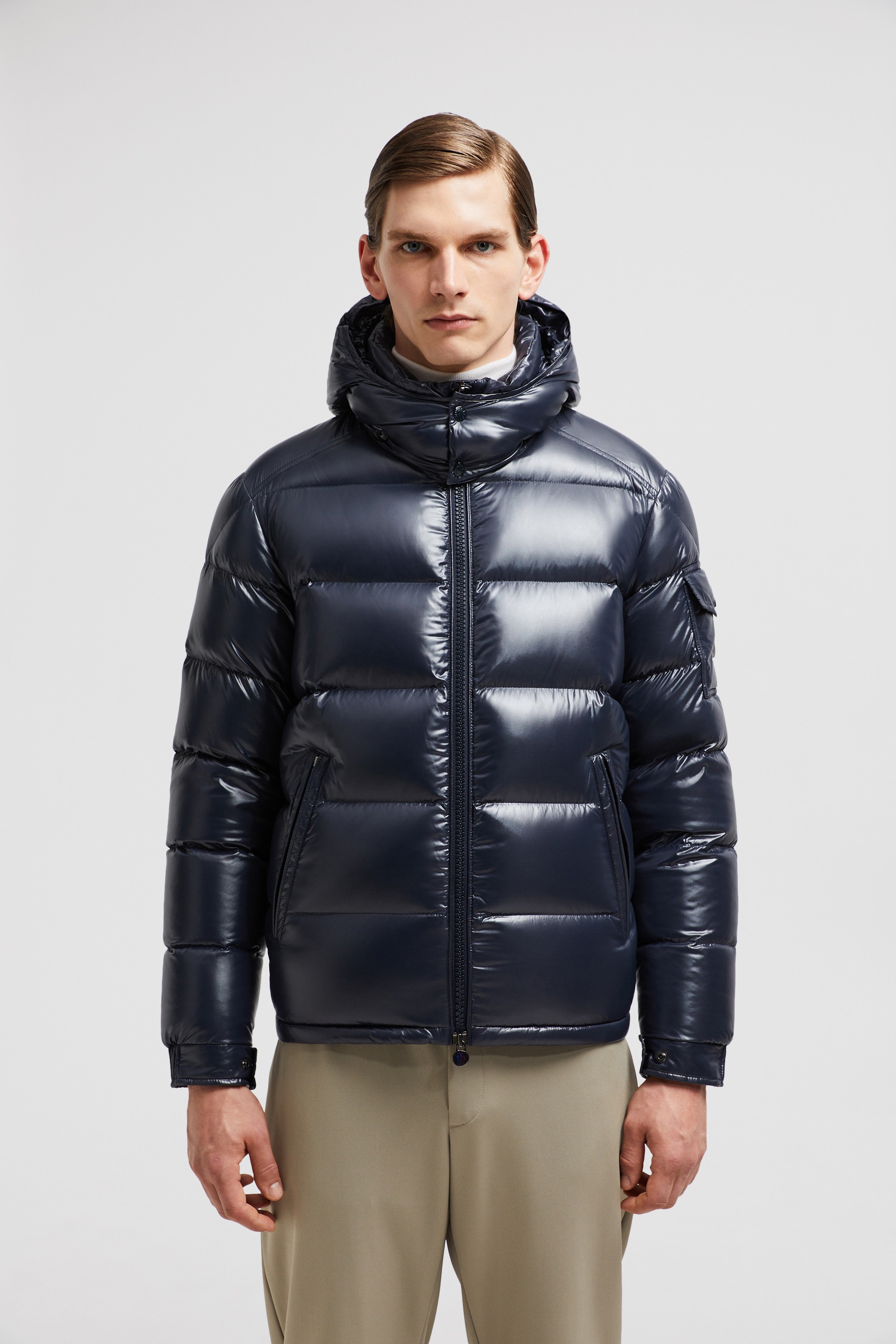 Moncler Moncler Maya Hooded Short Down Jacket | REVERSIBLE