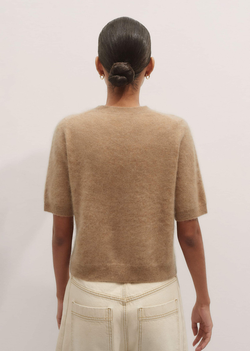Crop Knit Tee 5