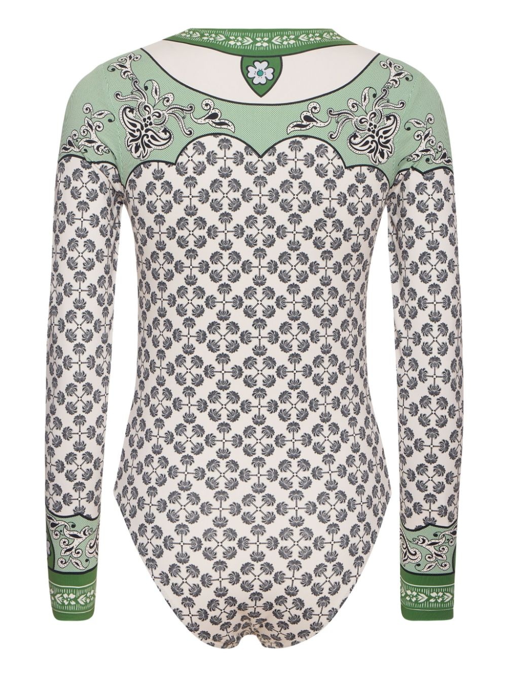 patterned surf suit - 2
