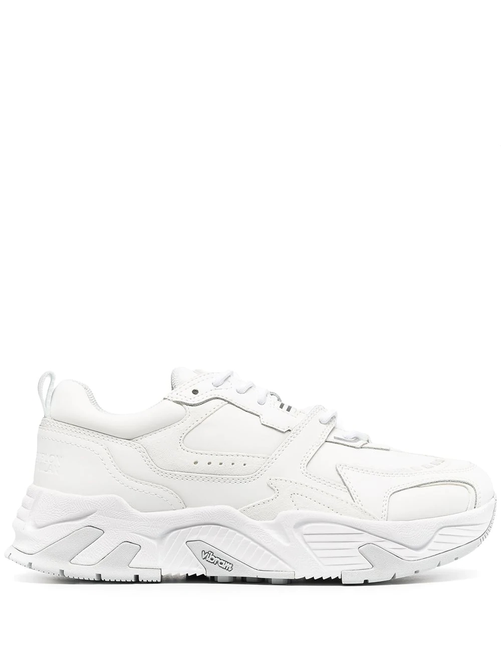 tonal panel chunky sneakers - 1