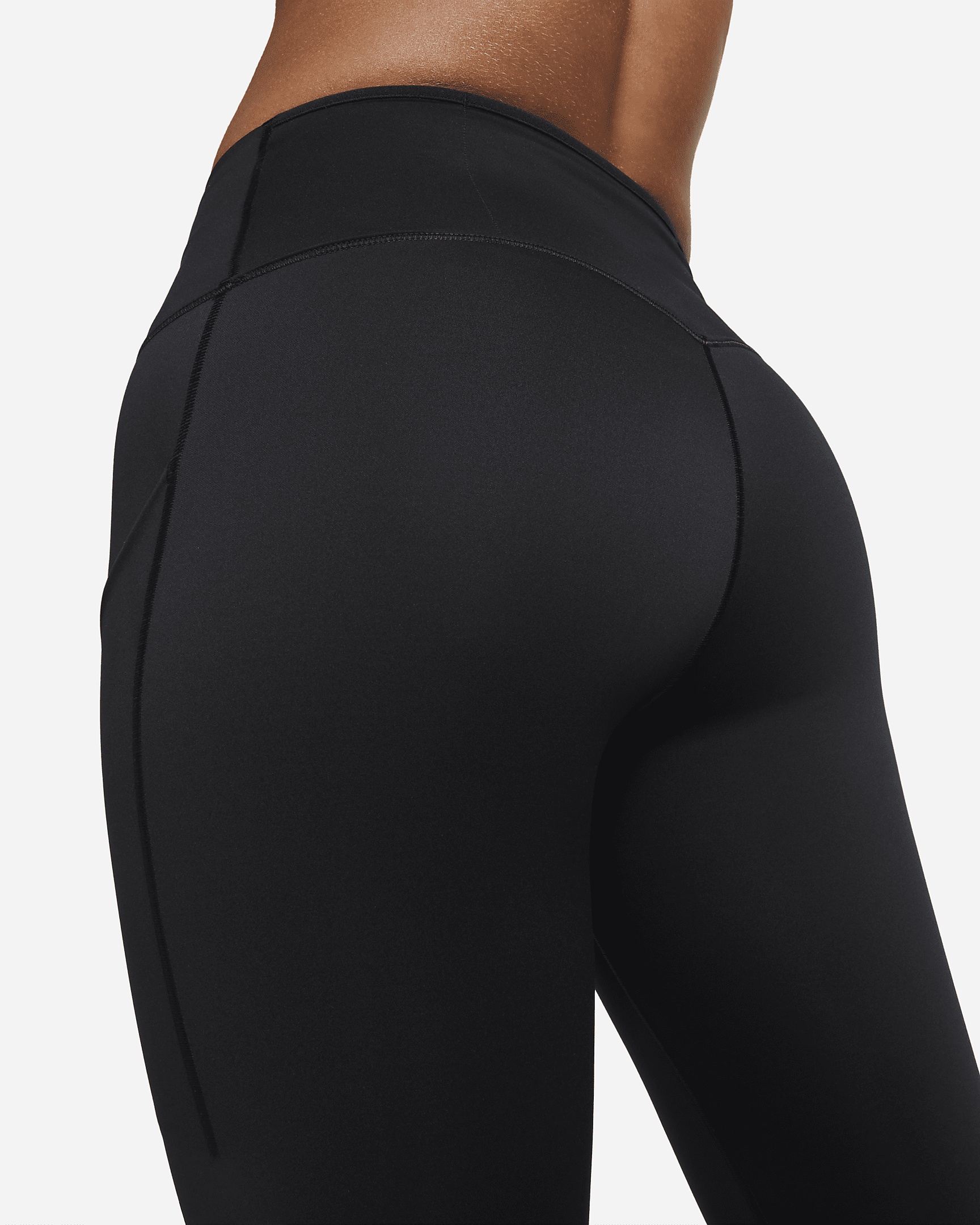 Nike Go Women's Firm-Support Mid-Rise 7/8 Leggings with Pockets - 6