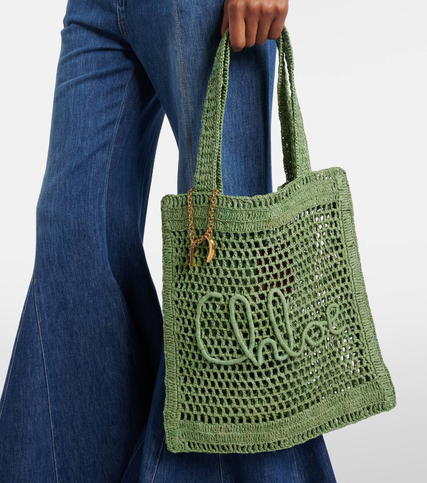 Summer Banana braided tote bag - 7