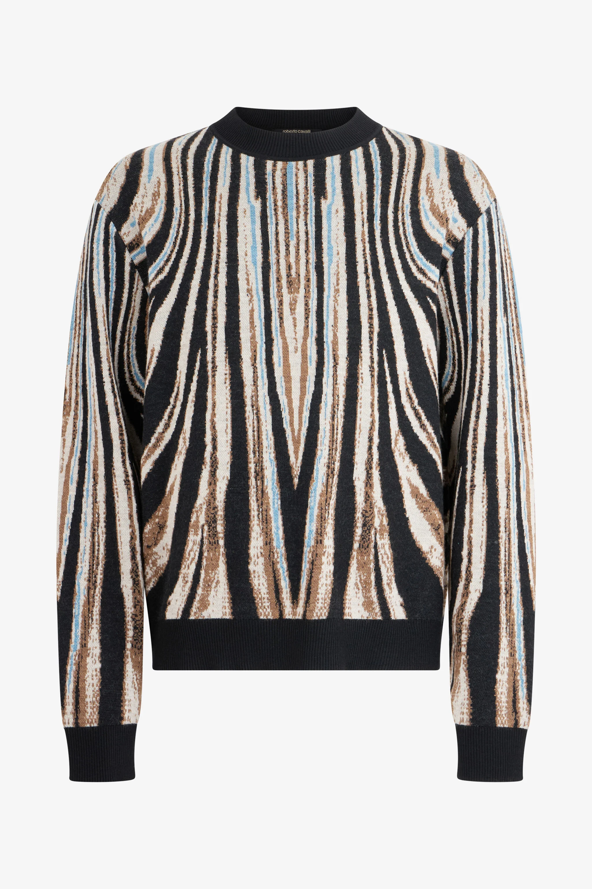 Sweater With Zebra Print - 1