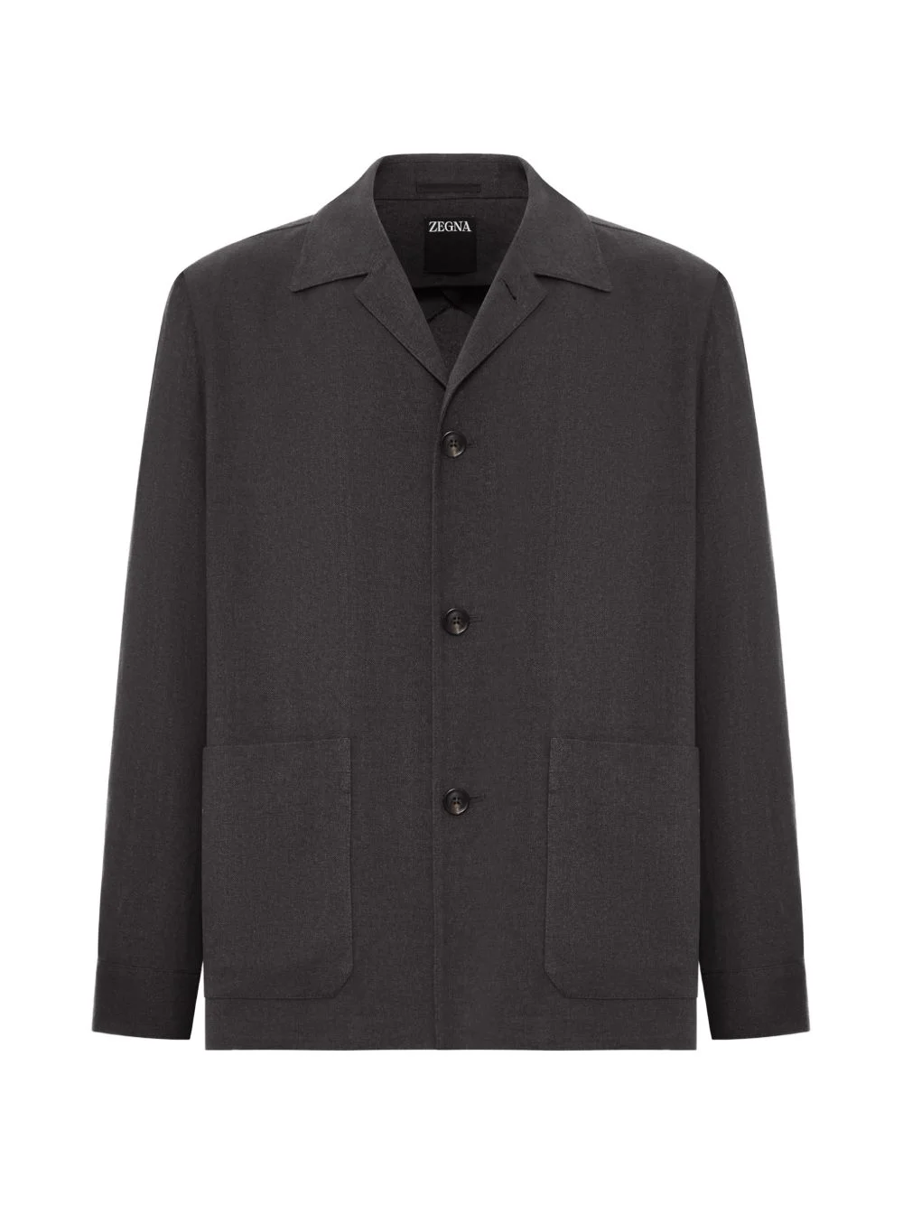 linen patch-pocket jacket - 1
