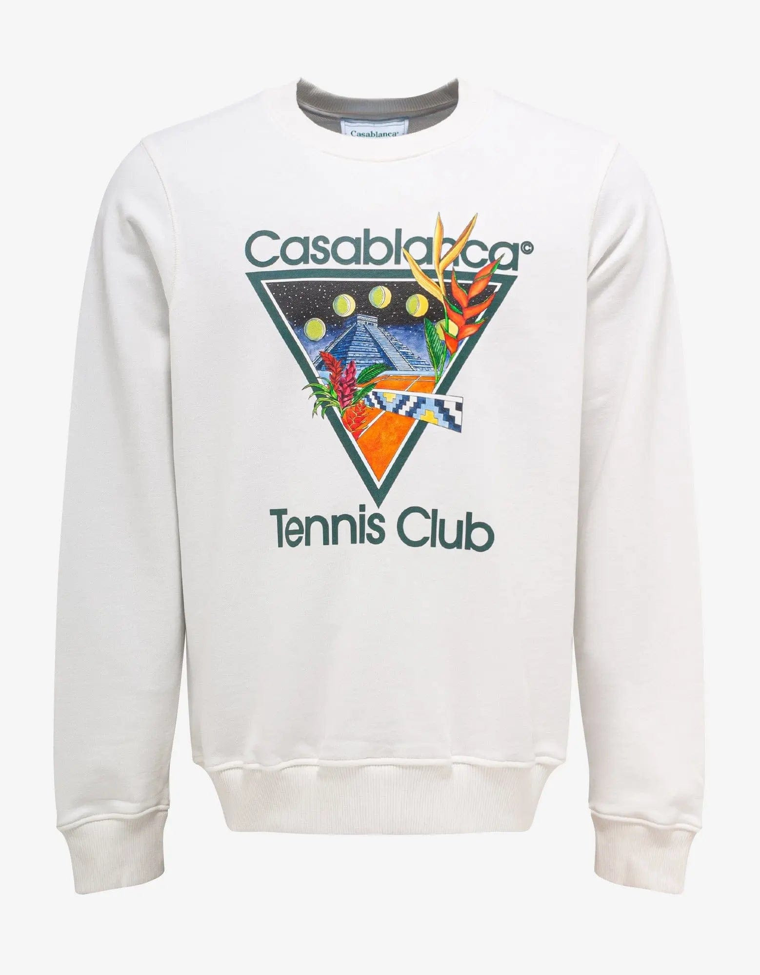 Casablanca Off-White Tennis Club Icon Sweatshirt - 1