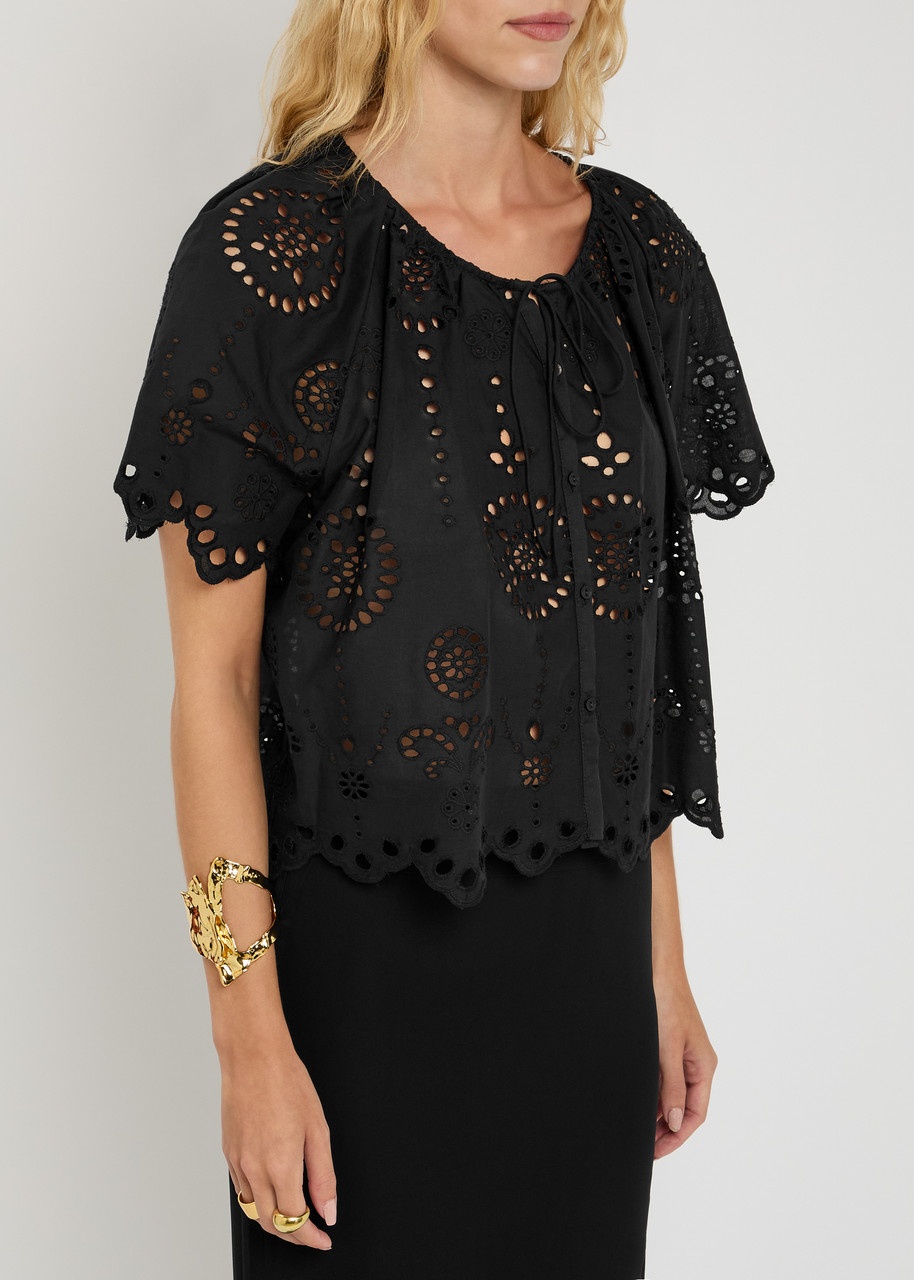 Matteau Broderie Anglaise Cotton Blouse - 2
