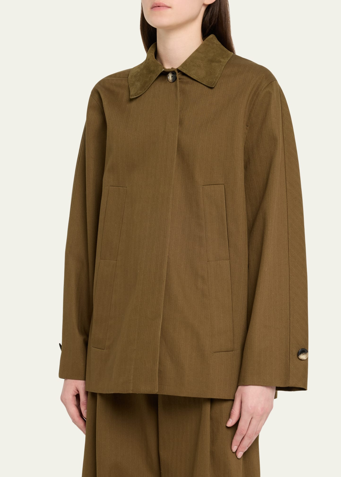 Angela Fine Herringbone Jacket - 4