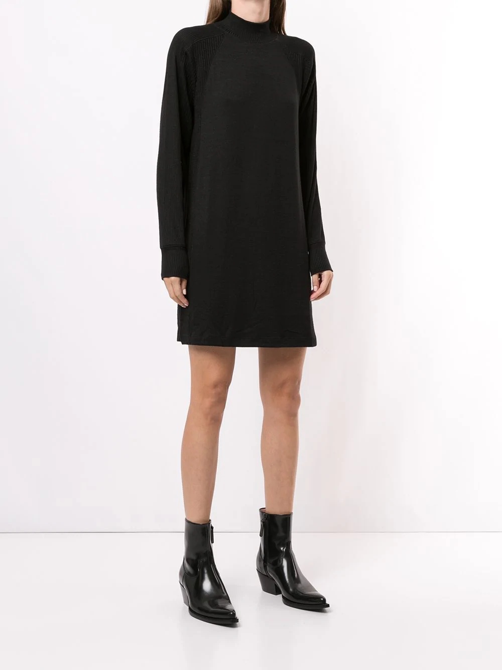 turtleneck knitted dress - 3