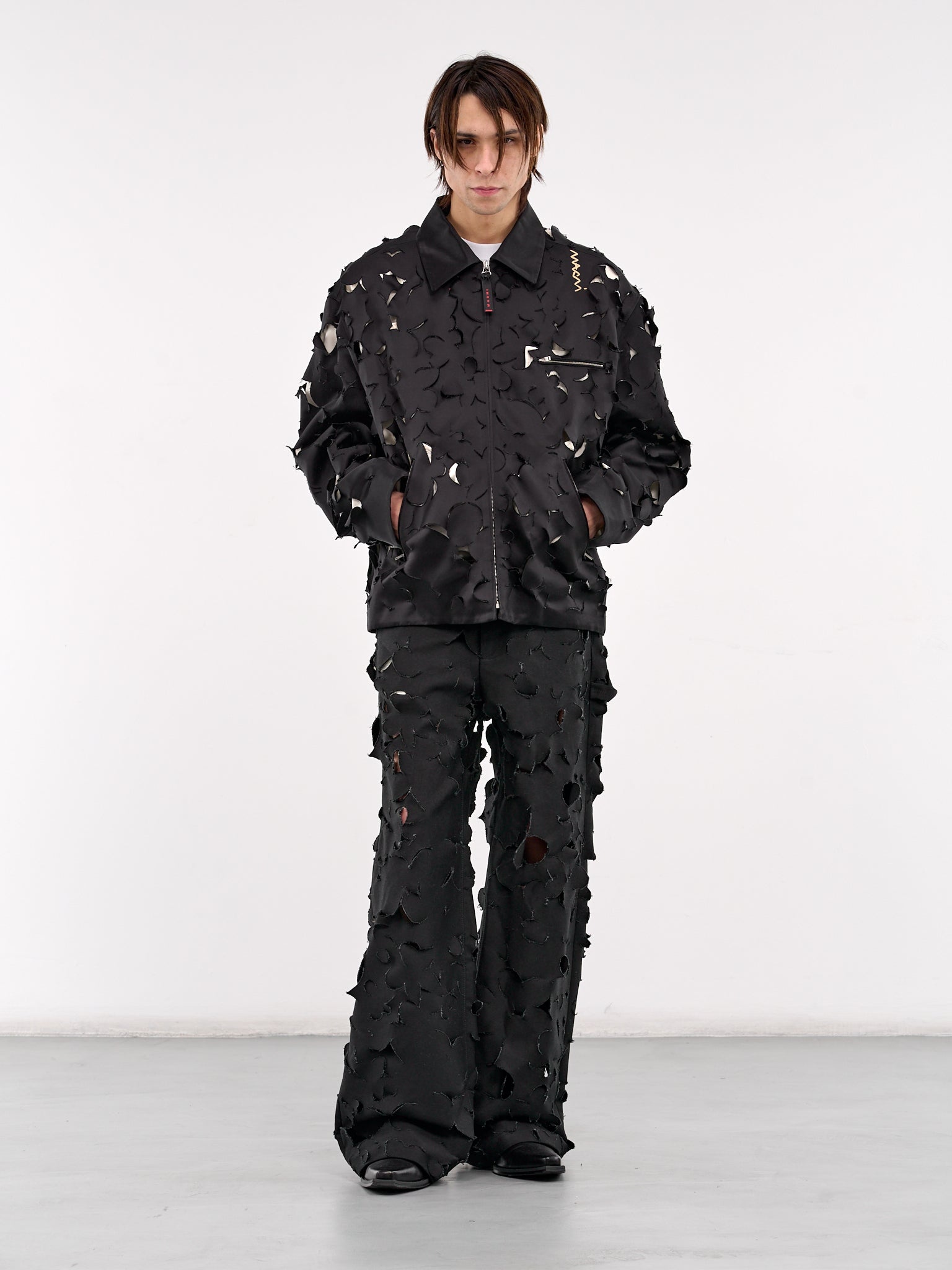 Laser Cut Trousers - 6