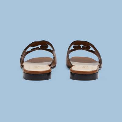 GUCCI Women's Interlocking G cut-out slide sandal outlook