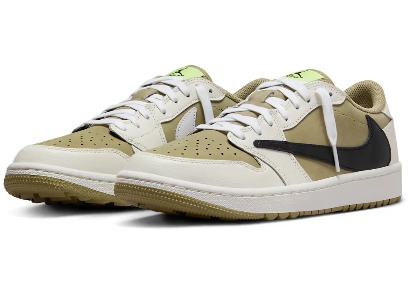 Jordan 1 Retro Low Golf Travis Scott Neutral Olive - 2