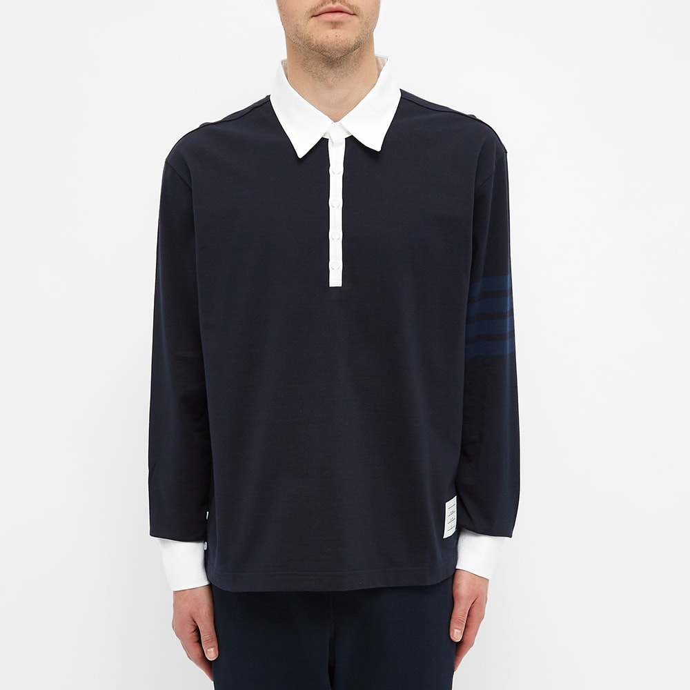 Thom Browne Four Bar Rugby Shirt - 4