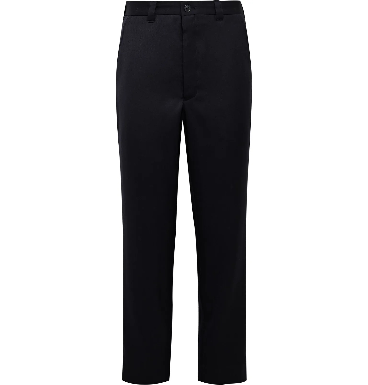 Slim-Fit Cropped Wool Suit Trousers - 1