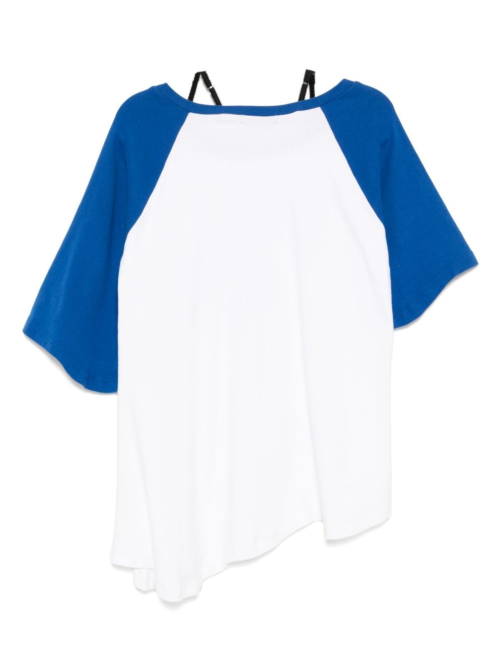 asymmetric short-sleeved T-shirt - 2