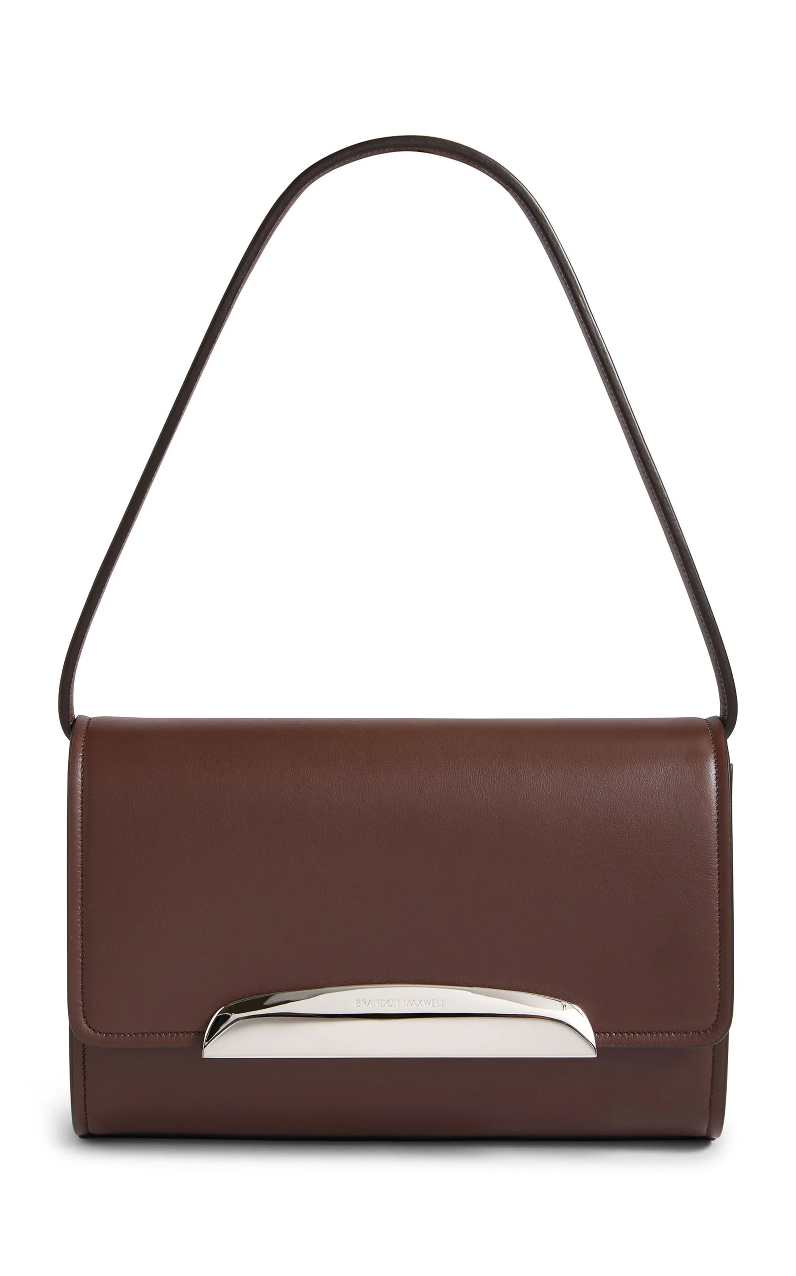 The Louise Pochette Bag in Leather brown - 1
