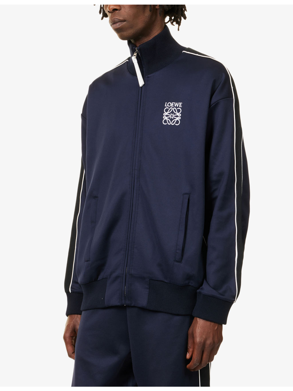 Monogram High-Neck Woven Tracksuit Jacket - 3