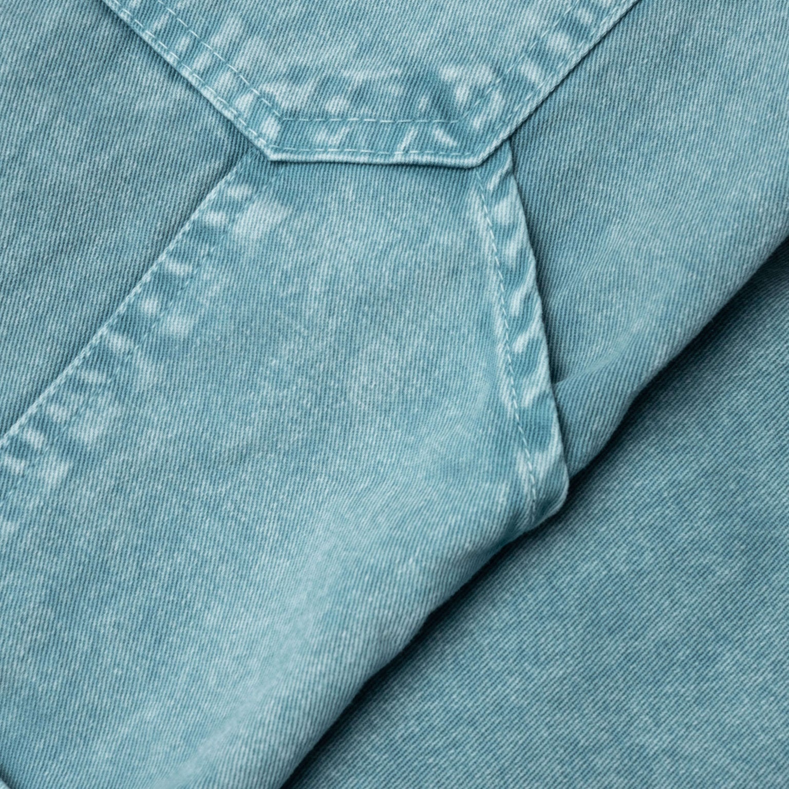 WASHED COTTON WORK PANT - SLATE BLUE - 5
