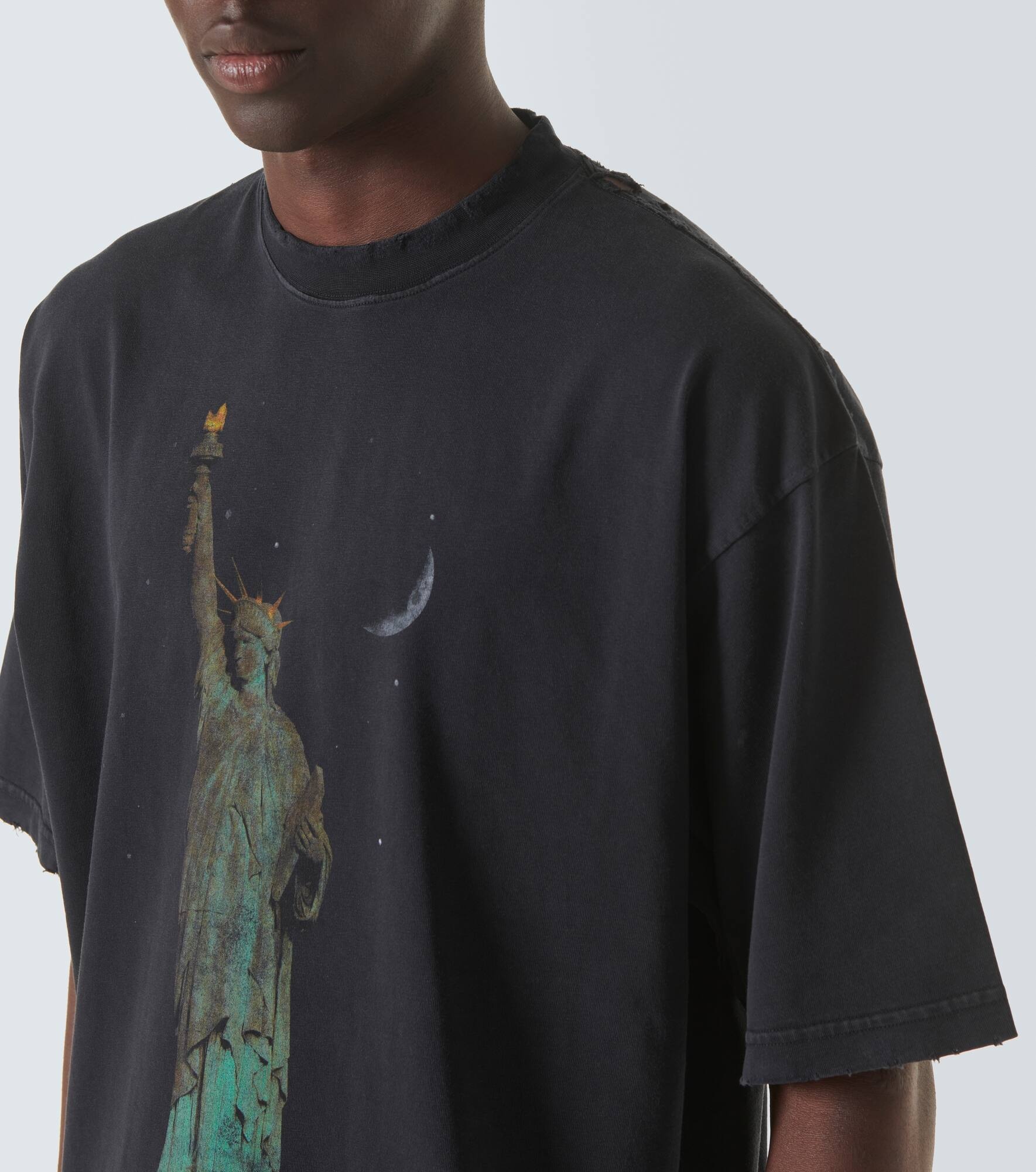Paris Liberty cotton jersey T-shirt - 5